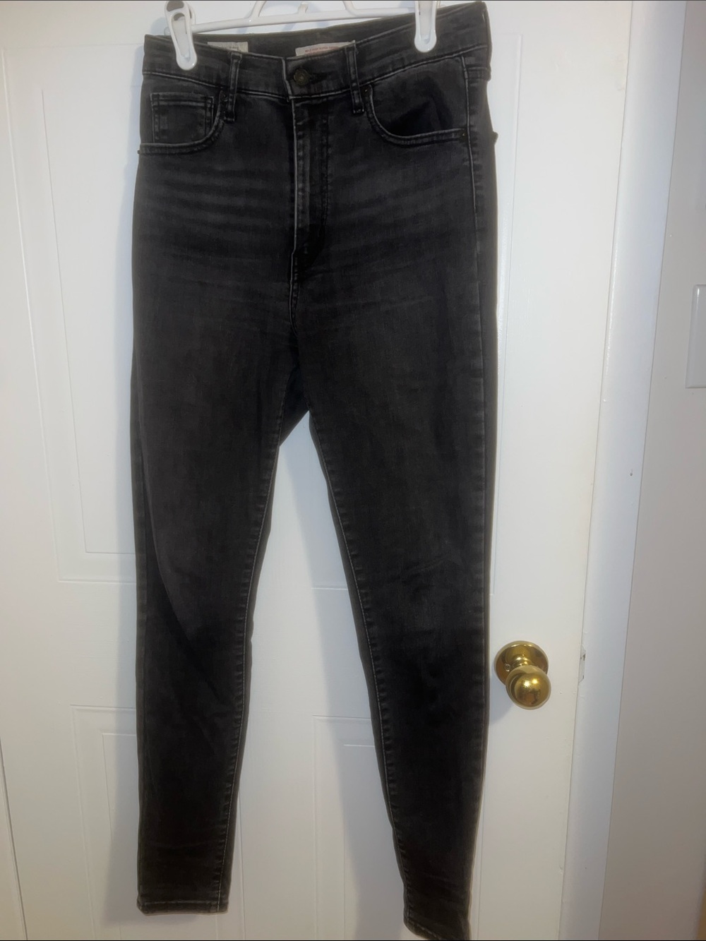 Levi's Black High-Rise Slim Jeans